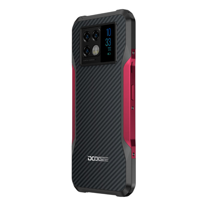 Doogee V20 NL - 6.43inch - Robuuste Smartphone - 5G - 256GB - 6000mAh - Android 11 - Rood - Afbeelding 2