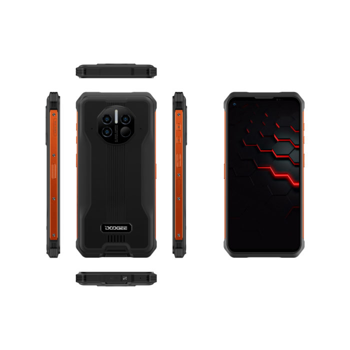 Doogee V10 NL – 6.39inch – Robuuste Smartphone – 5G – 128GB ROM – 8GB RAM – 8600mAh – Android 11.0 – Oranje - Afbeelding 5