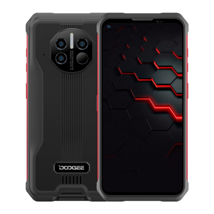 Doogee V10 NL – 6.39inch – Robuuste Smartphone – 5G – 128GB ROM – 8GB RAM – 8600mAh – Android 11.0 – Rood