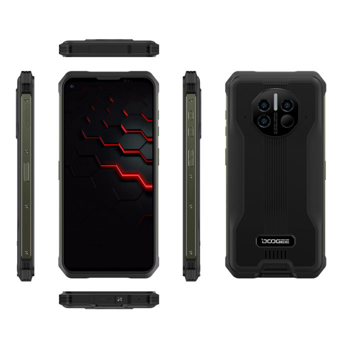 Doogee V10 NL – 6.39inch – Robuuste Smartphone – 5G – 128GB ROM – 8GB RAM – 8600mAh – Android 11.0 – Zwart - Afbeelding 5