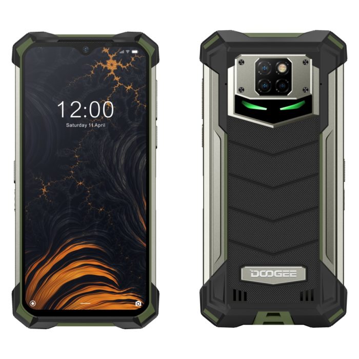 Doogee S88 Plus NL groen kopen bij Doogee Benelux_voor- en achterzijde