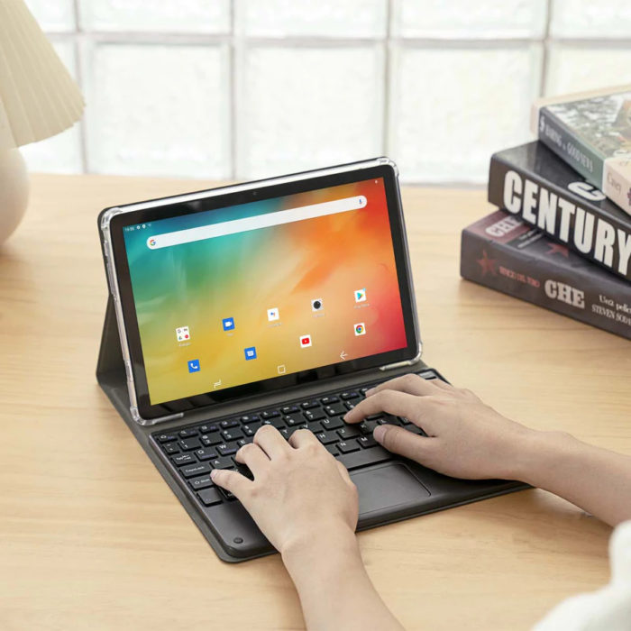 DOOGEE afneembaar toetsenbord en TPU lederen hoes voor T10 tablet - Afbeelding 2
