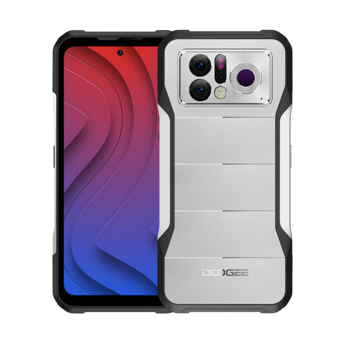 Doogee V20PRO NL – 6.43inch – Robuuste Smartphone – 12GB+8GB RAM – 256GB ROM – 6000mAh – Android 12.0 – Zilver
