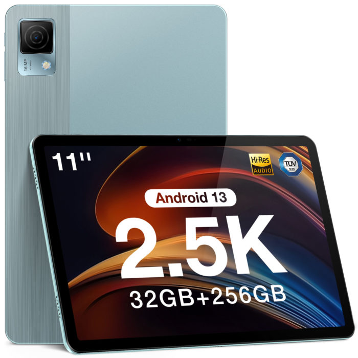 Doogee T30 Ultra NL – 11inch IPS 2.5K – Wifi – 4G – 256GB ROM – 12+20GB RAM – 8580mAh – Android 13 – Blauw