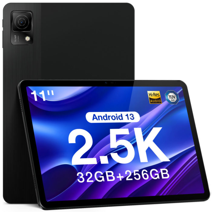 Doogee T30 Ultra NL – 11inch IPS 2.5K – Wifi – 4G – 256GB ROM – 12+20GB RAM – 8580mAh – Android 13 – Zwart