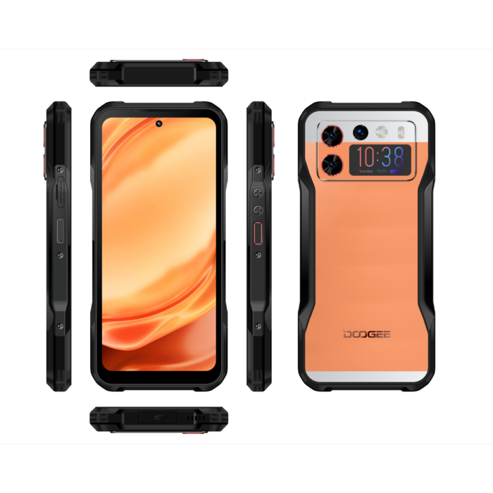 Doogee V20S NL 5G – 6.43inch – Robuuste Smartphone – 12GB+20GB RAM – 256GB ROM – 6000mAh – Android 13.0 – Oranje
