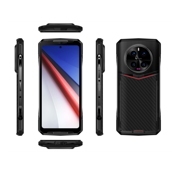 Doogee DK10 NL met Morpho Quad camera kopen bij Doogee Benelux - uitvoering Zwart Kevlar