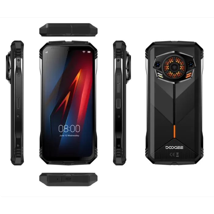 Doogee S Punk NL – 6.58inch – Robuuste Smartphone – 6GB+10GB RAM – 256GB ROM – 10800mAh – Android 14.0 – Zwart - Afbeelding 11