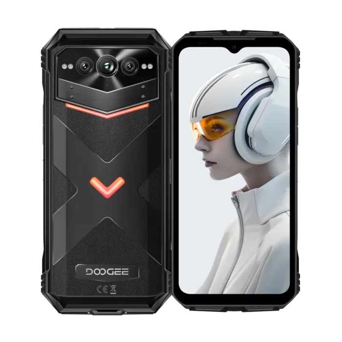 Doogee V-Max Plus NL – 6.58inch – Robuuste Smartphone  – 5G – 16GB+20GB RAM – 512GB ROM – 200MP AI – 22000mAh – Android 14.0 – Zwart
