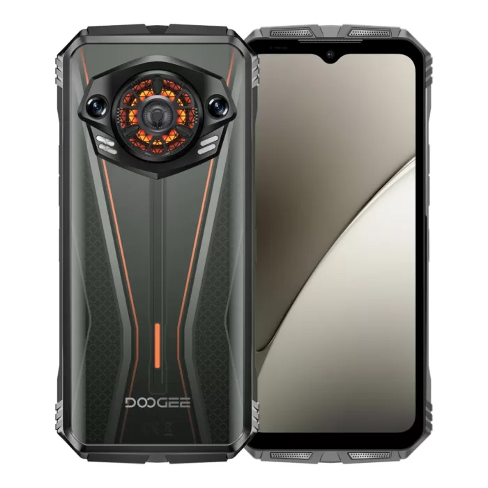 Doogee S Punk PRO NL Zwart-Oranje kopen bij Doogee Benelux_voor- en achterzijde
