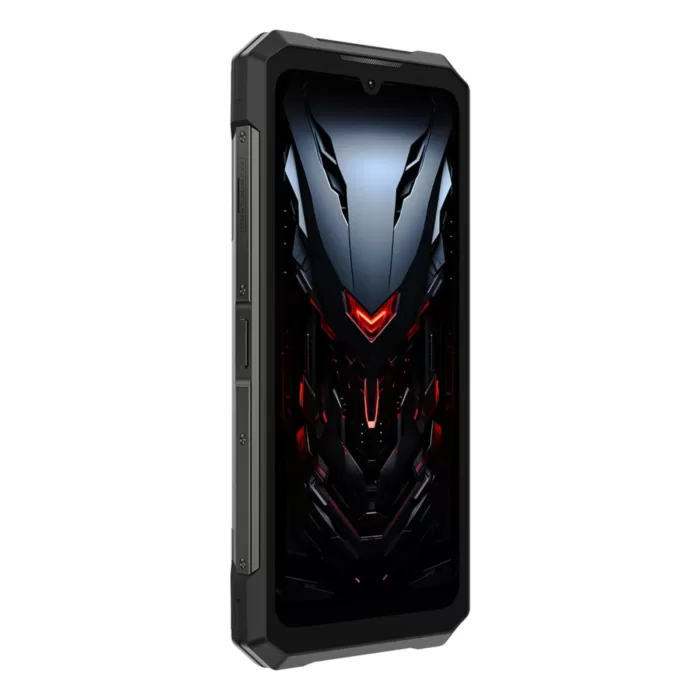 Doogee Fire 6 Max zwart met zilver kopen bij Doogee Benelux-voorkant links