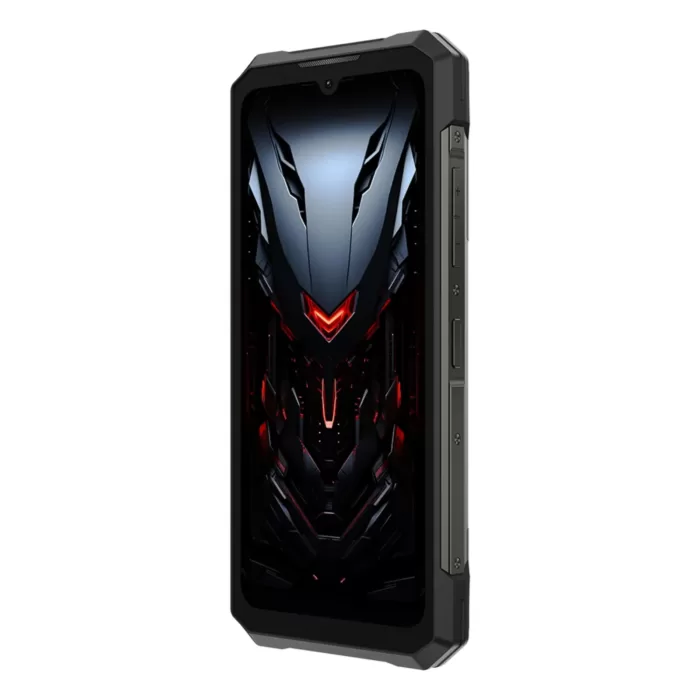 Doogee Fire 6 Max zwart met zilver kopen bij Doogee Benelux-voorkant rechts