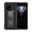 Doogee Fire 6 Max zwart met zilver kopen bij Doogee Benelux_voor- en achterzijde
