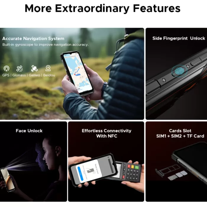Doogee Fire7 NL Zwart kopen bij Doogee Benelux-functie detail