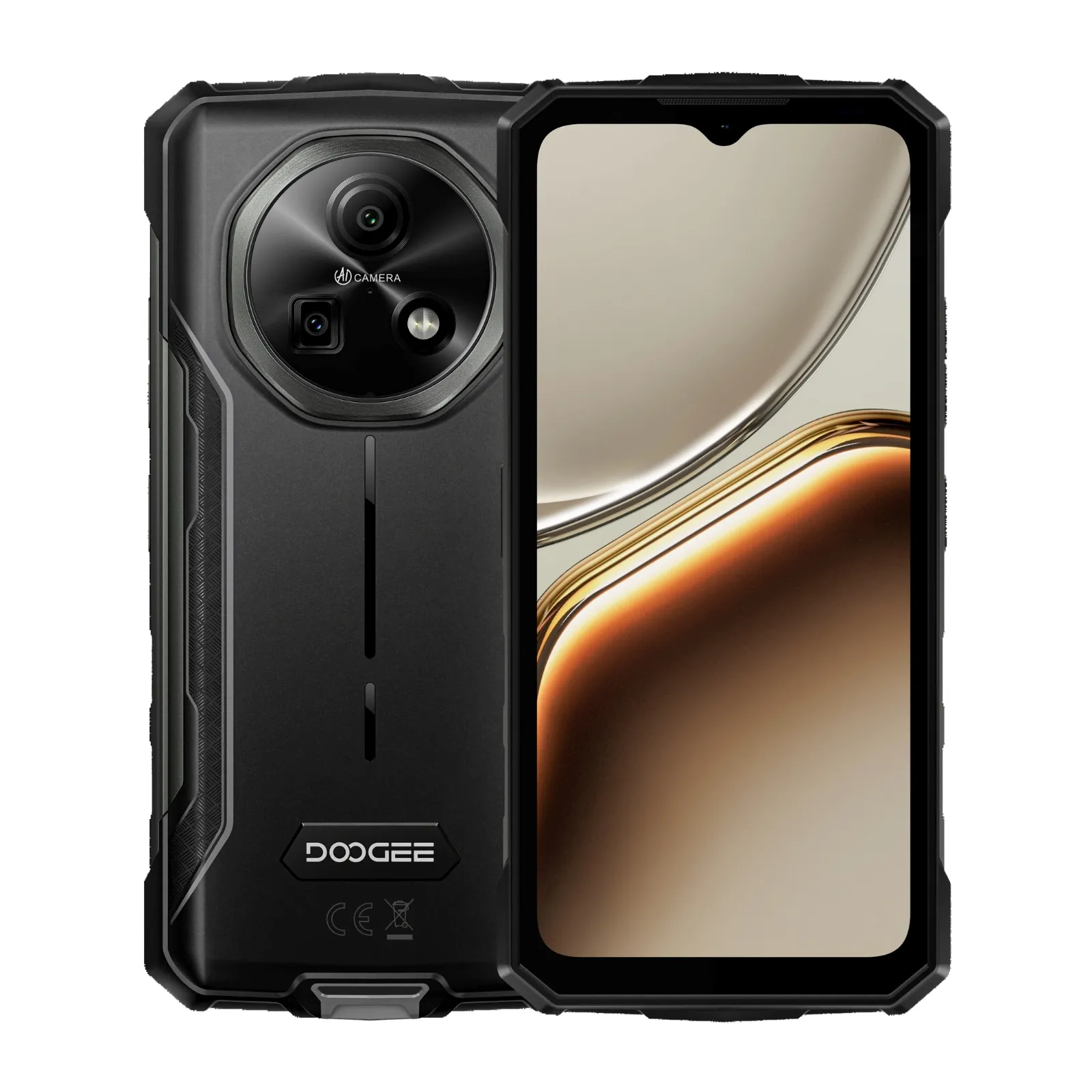 Doogee Fire7 NL Zwart kopen bij Doogee Benelux_voor- en achterzijde