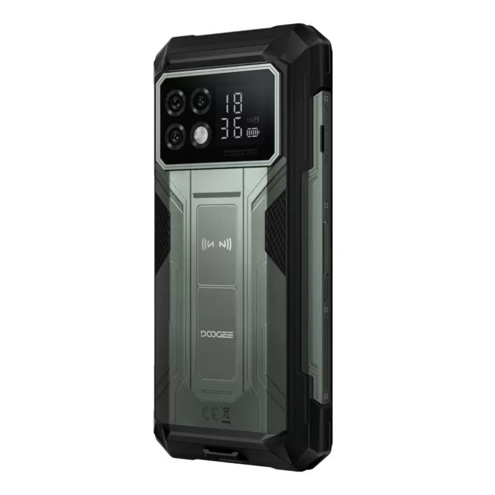 Doogee S200Max NL Zwart kopen bij Doogee Benelux-achterzijde links