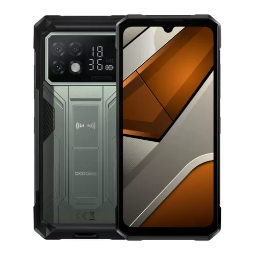 Doogee S200Max NL Zwart kopen bij Doogee Benelux_voor- en achterzijde