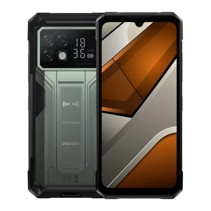 Doogee S200Max NL Zwart kopen bij Doogee Benelux_voor- en achterzijde