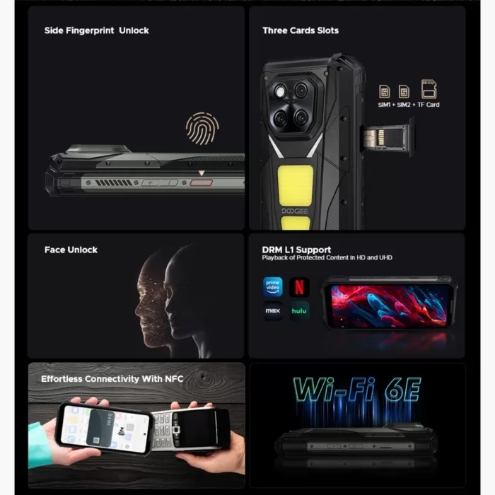 Doogee V Max Play NL Zwart kopen bij Doogee Benelux-detail 3