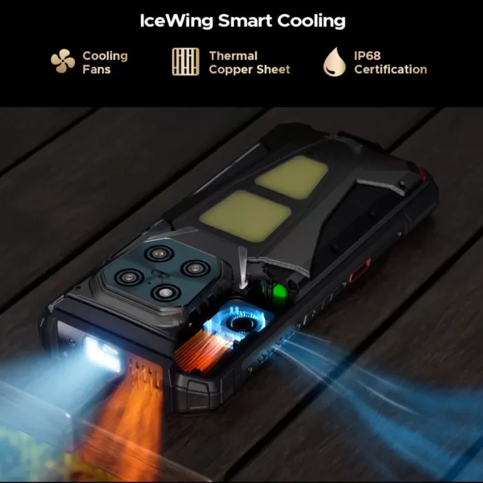 Doogee V Max Play NL Zwart kopen bij Doogee Benelux-koelsysteem