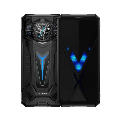 Doogee S200 Ultra NL – Android 15 Robuuste smartphone met 48GB RAM en 1TB Opslagruimte_voor- en achteraanzicht