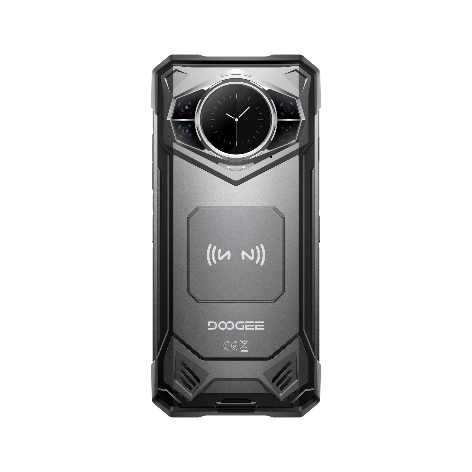 DOOGEE S200E VIP Edition in grijs – achteraanzicht