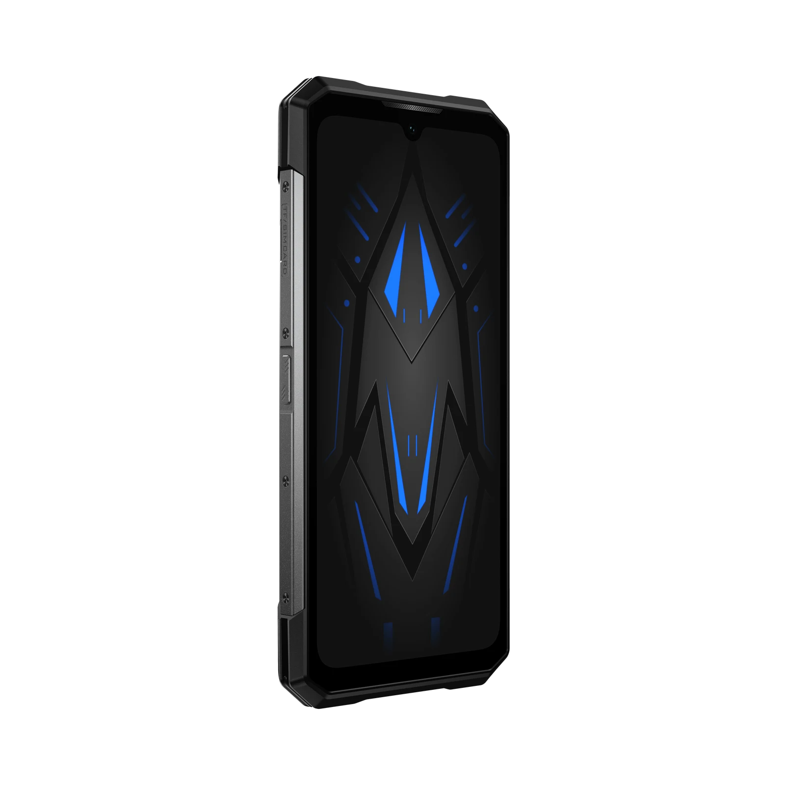 DOOGEE S200E VIP Edition in grijs – schuin rechteraanzicht