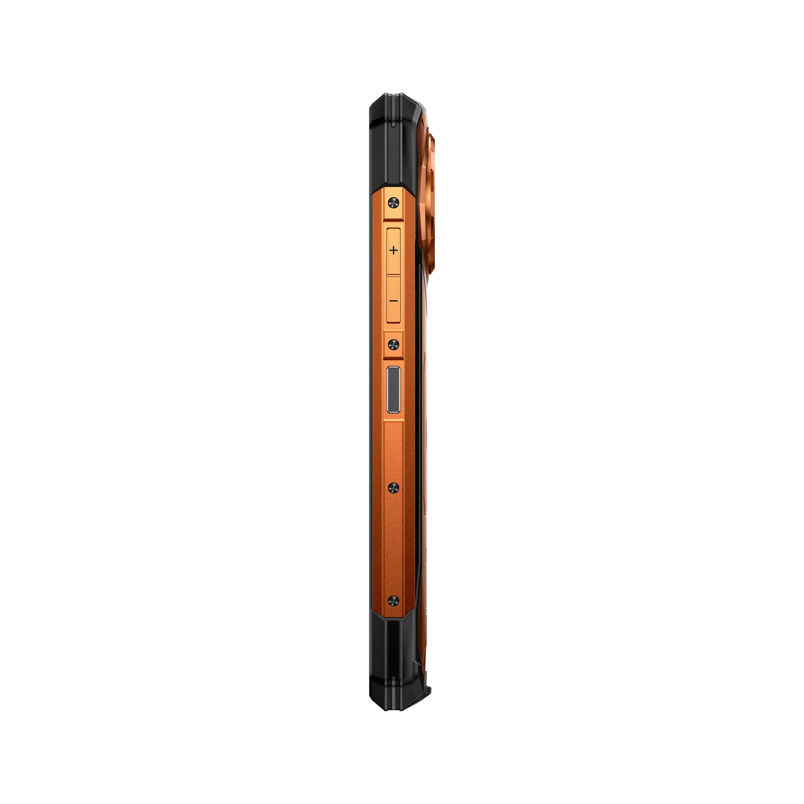DOOGEE S200E VIP Edition in oranje – rechterzijaanzicht