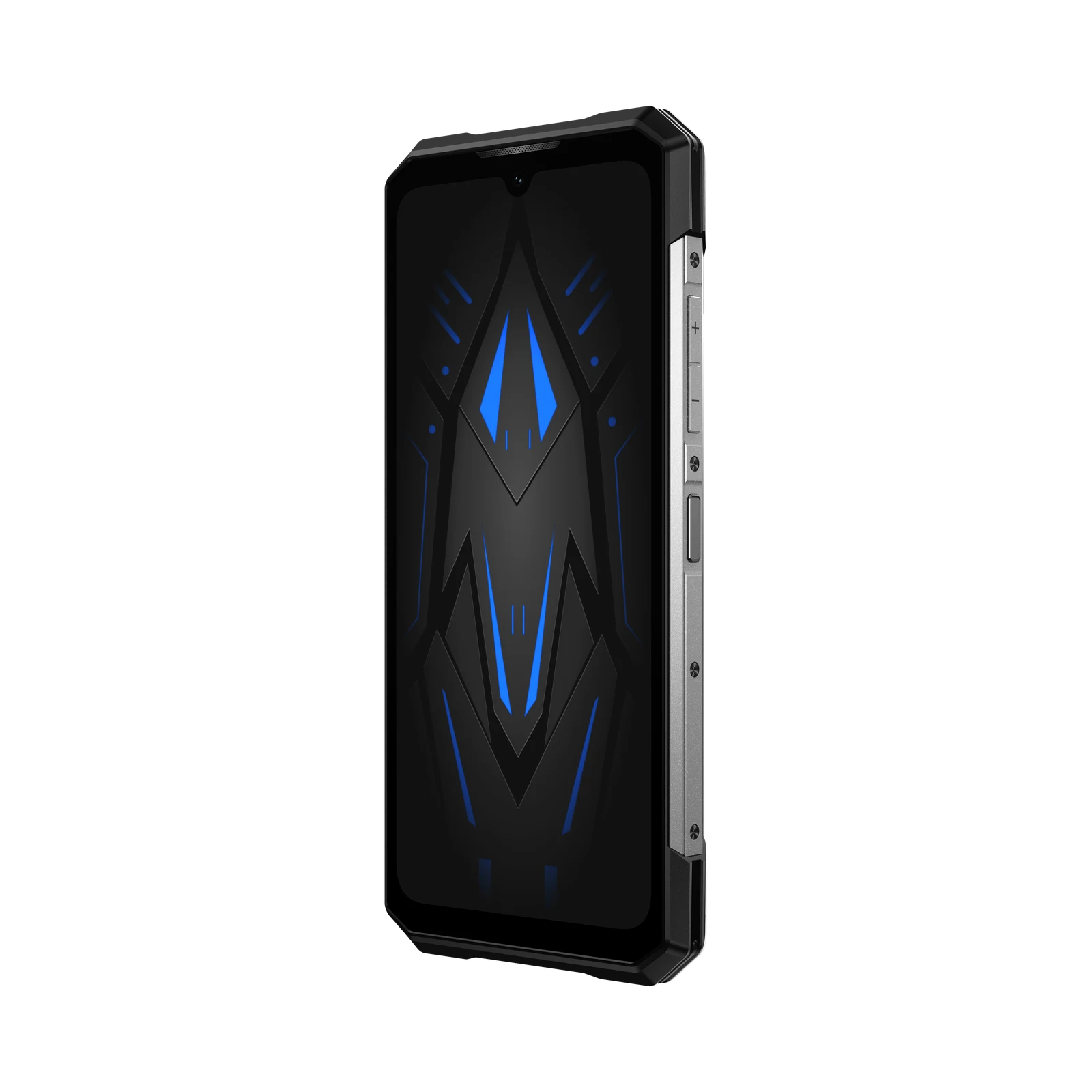 DOOGEE S200E VIP Edition in zilver – schuin linkeraanzicht