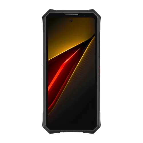 DOOGEE V50 12+256 rugged smartphone in zwart – vooraanzicht