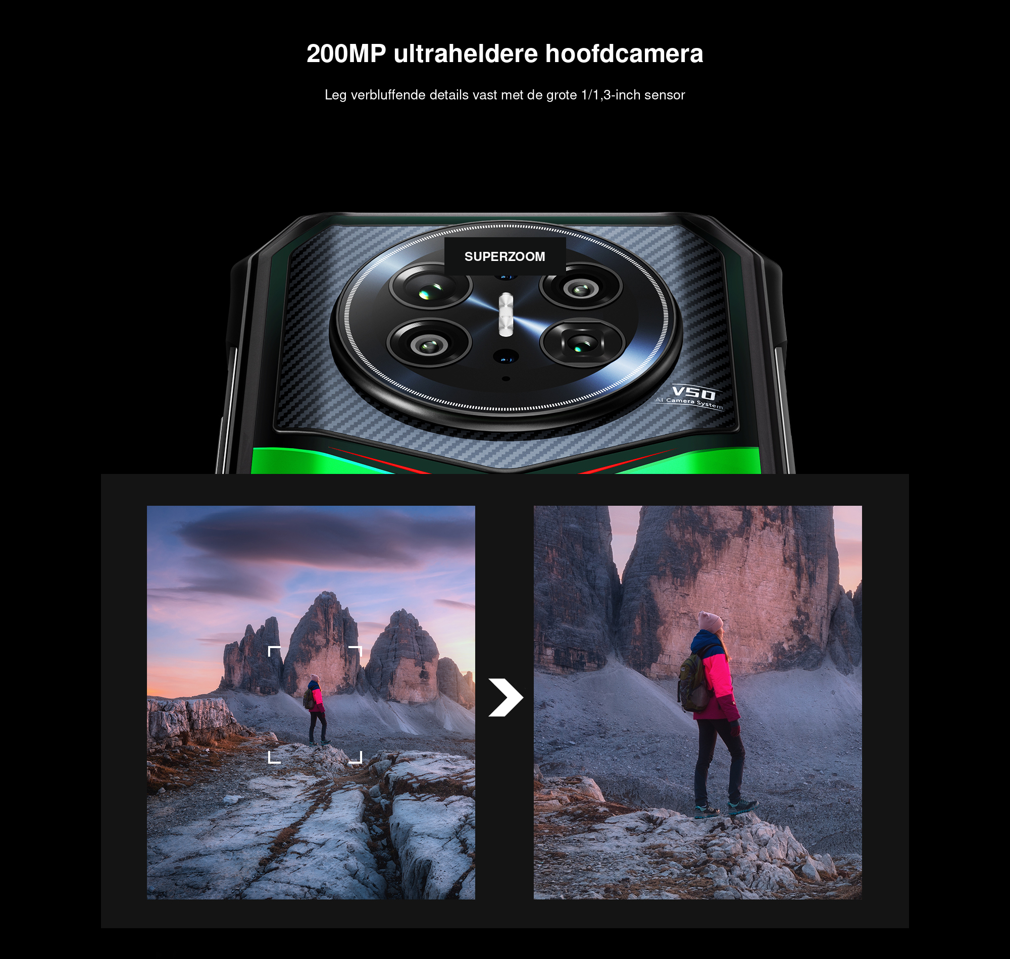 DOOGEE V50 12+256 – Nederlandstalig selling point 09