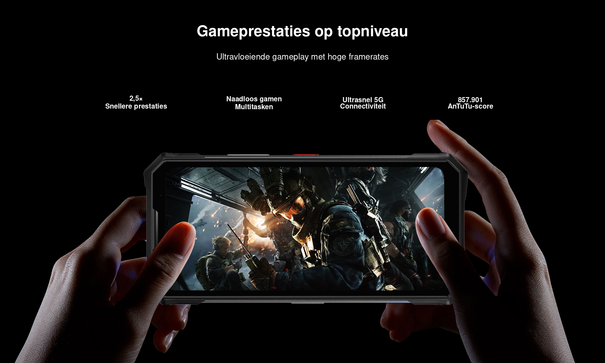 DOOGEE V50 12+256 – Nederlandstalig selling point 13