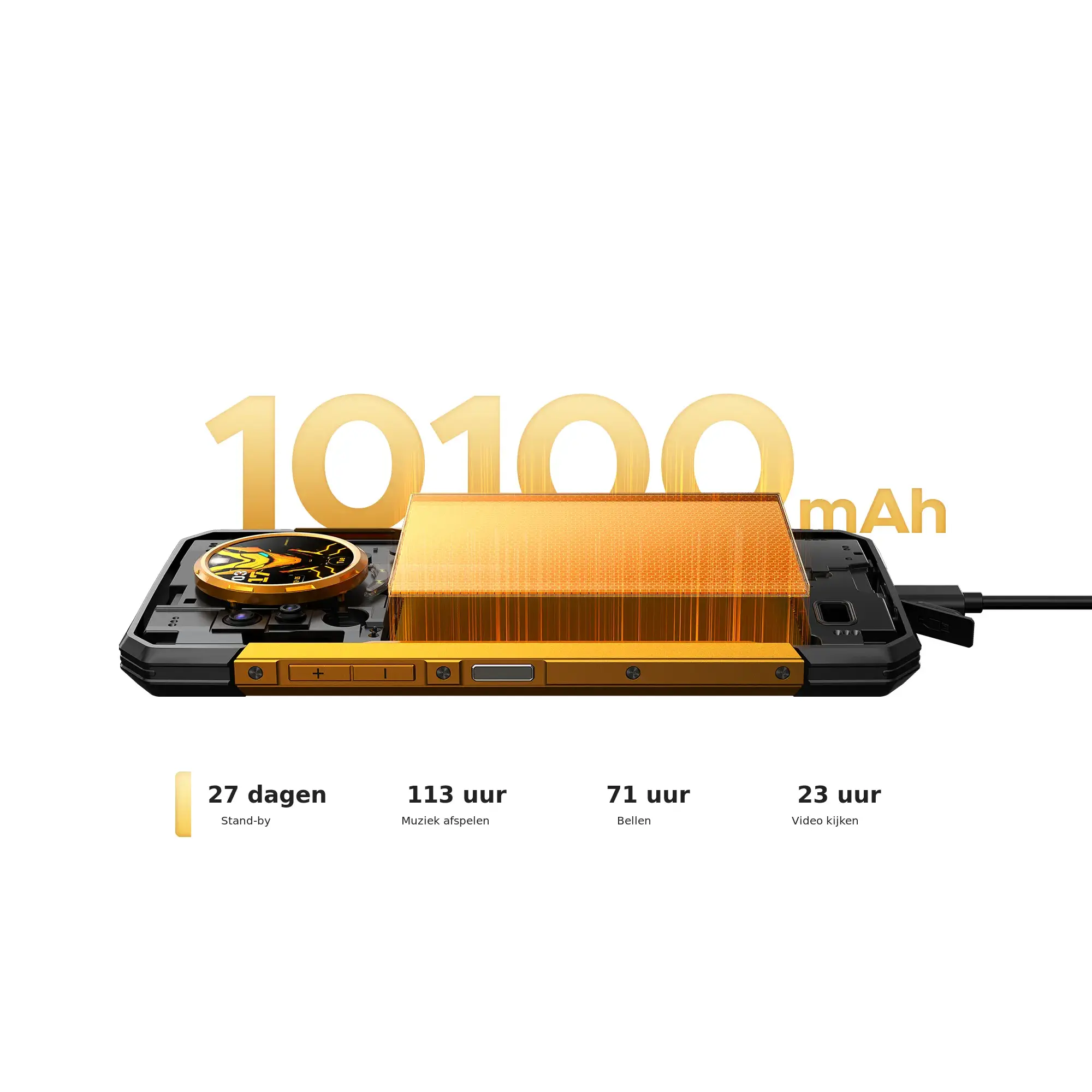 DOOGEE S200 X VIP Edition met 10100mAh-accu en lange gebruiksduur