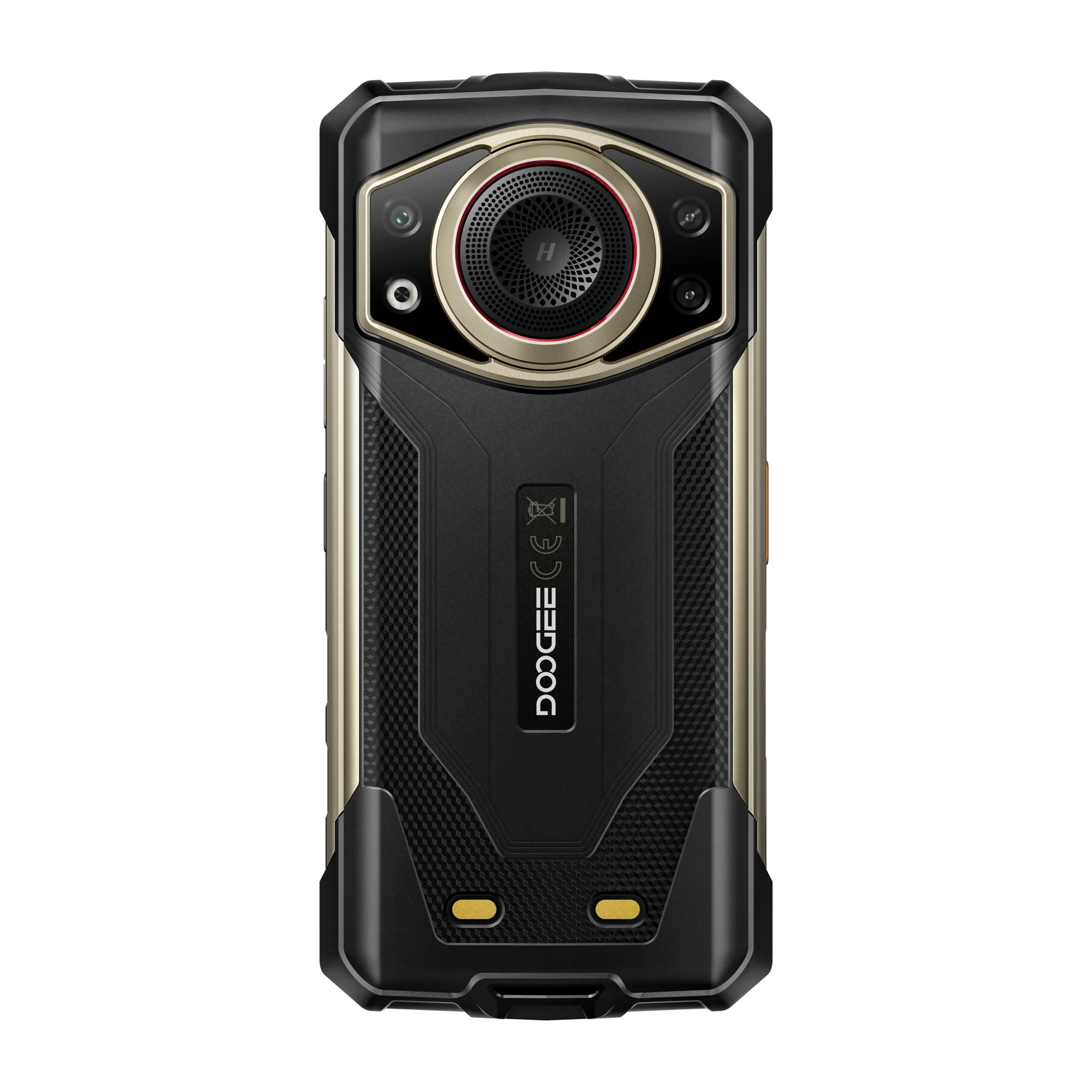 DOOGEE Fire 7 Ultra 8+256 in grijs – front- en achterzijde