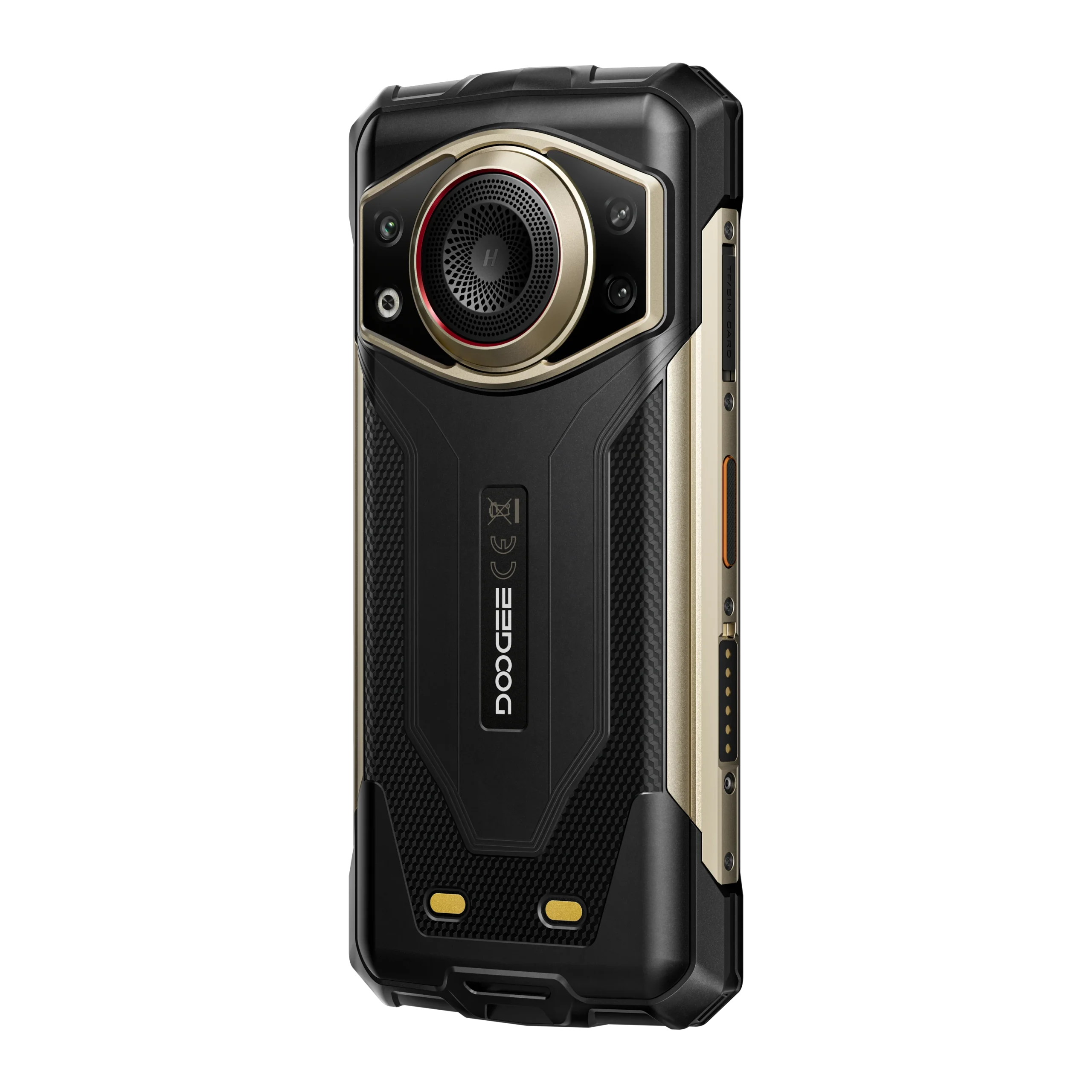 DOOGEE Fire 7 Ultra 8+256 in grijs – schuin vooraanzicht