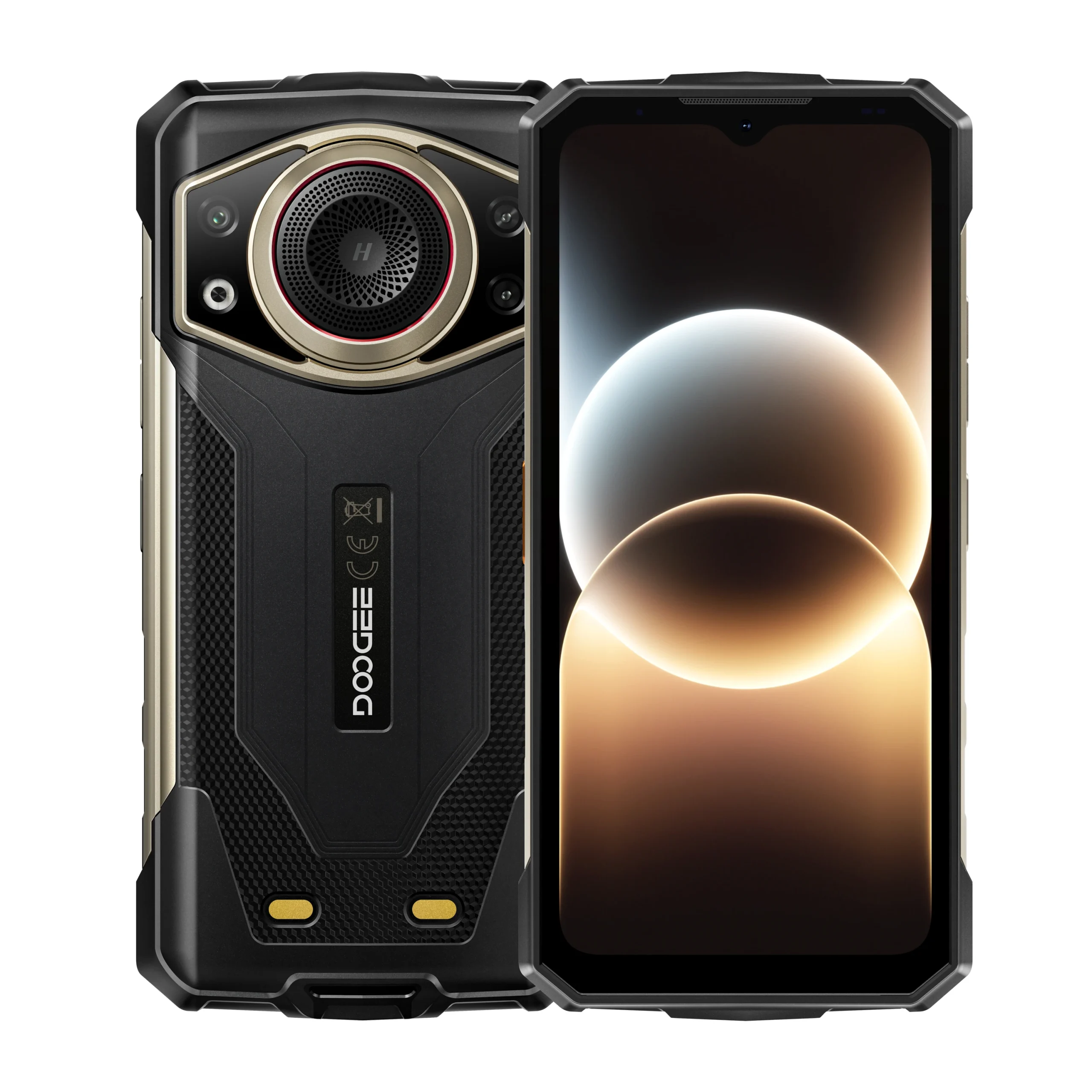 DOOGEE Fire 7 Ultra 8+256 in grijs – volledige toestelvorm