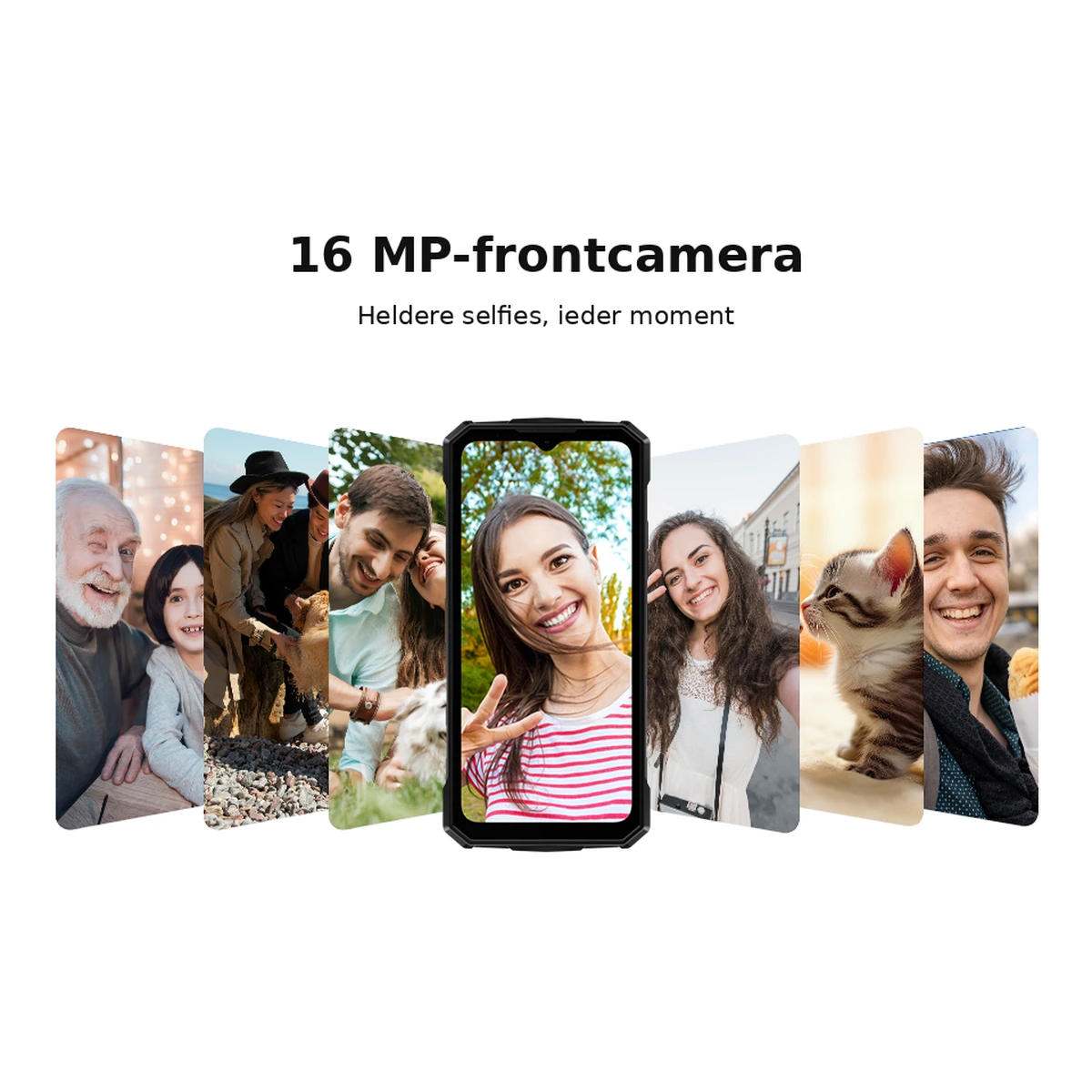 DOOGEE Fire 7 Ultra 8+256 – 16 MP-frontcamera